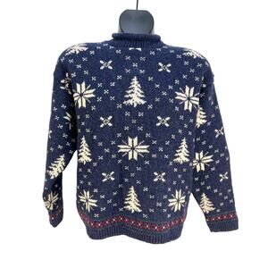 Vintage Wool North Country Outfitters Blue Winter Motifs